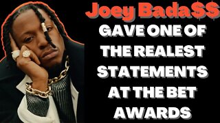 |NEWS| Joey BadA$$ Sent A Great Message During The BET