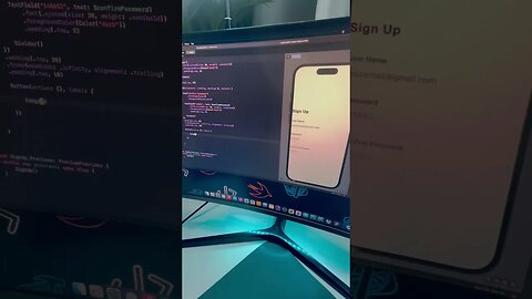 Timelapse for a simple login view 👍🏻 #shorts #swiftui