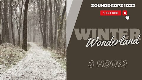 3 Hours Snowfall Sounds - Relax, Study, or Sleep