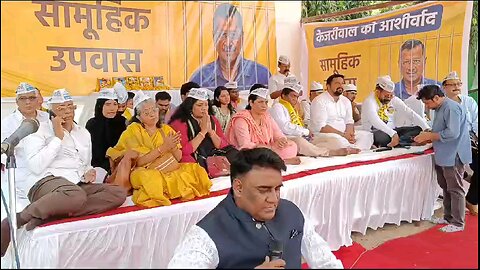 People Observe Mass Fastings on Kejriwal Arrest in India.
