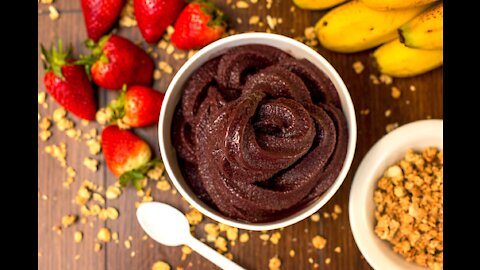 How to Make Homemade Açai WITH BANANA WITHOUT SYRUP