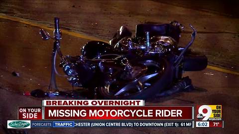Police looking for motorcycle driver involved in crash