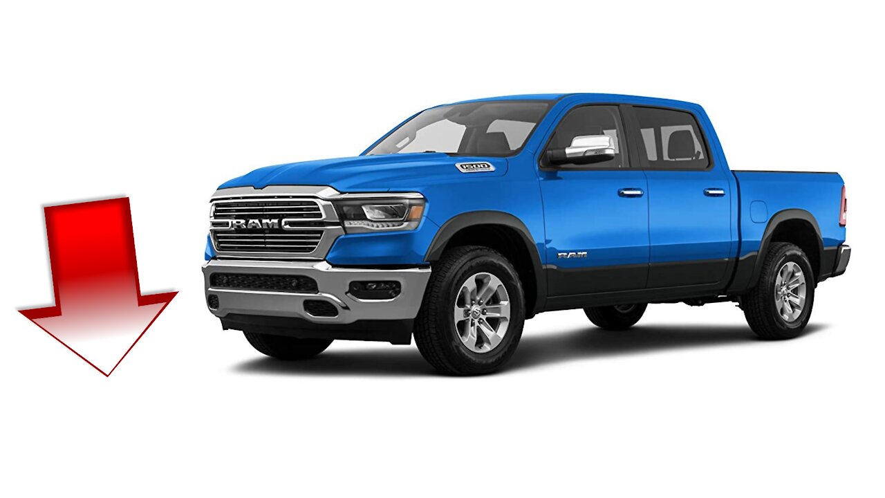 2021 Ram 1500 Rebel 4x2 Crew Cab 5'7" Box, Hydro Blue Pearlcoat/Diamond Black Crystal Pearlcoat