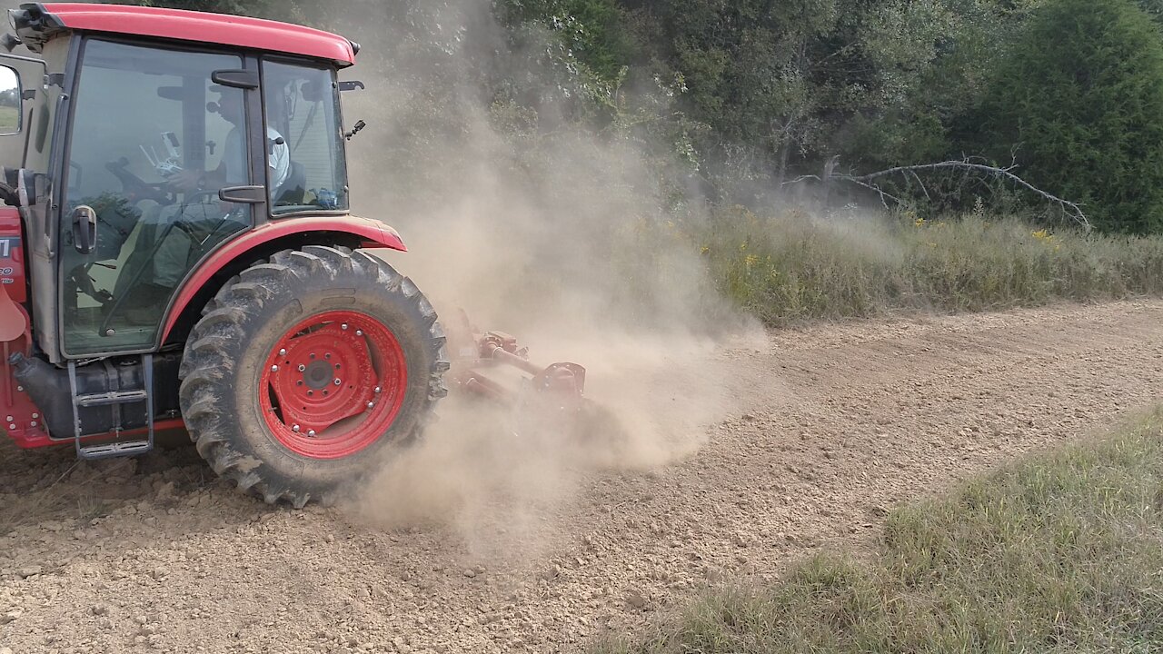Drone shots of Tractor action on our farm