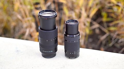 Sony 55-210mm vs Sony 70-350mm Lens Comparison