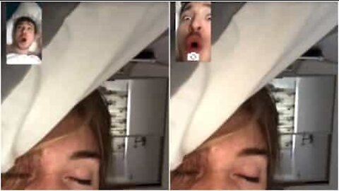 Videochiamata tra fidanzati finisce nel sonno totale...