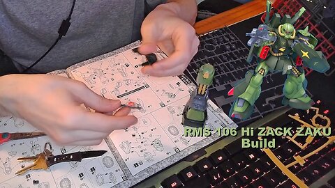 Gundam Building | Hi Zack Zaku MG Right Leg