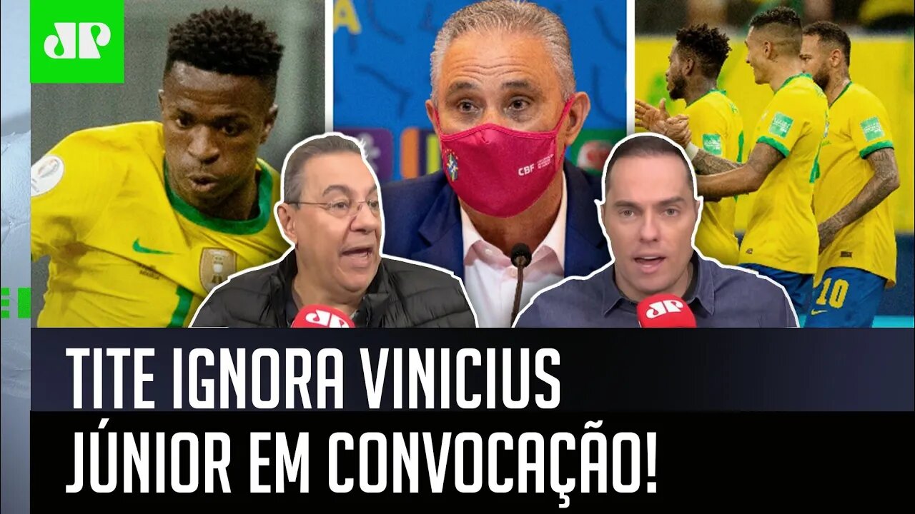 "O Tite NÃO CONVOCOU o Vinicius Júnior, mas CHAMOU o..." Convocação da Seleção GERA DEBATE!