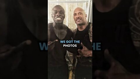 Working with THE ROCK #dwaynejohnson #paulolima #shorts
