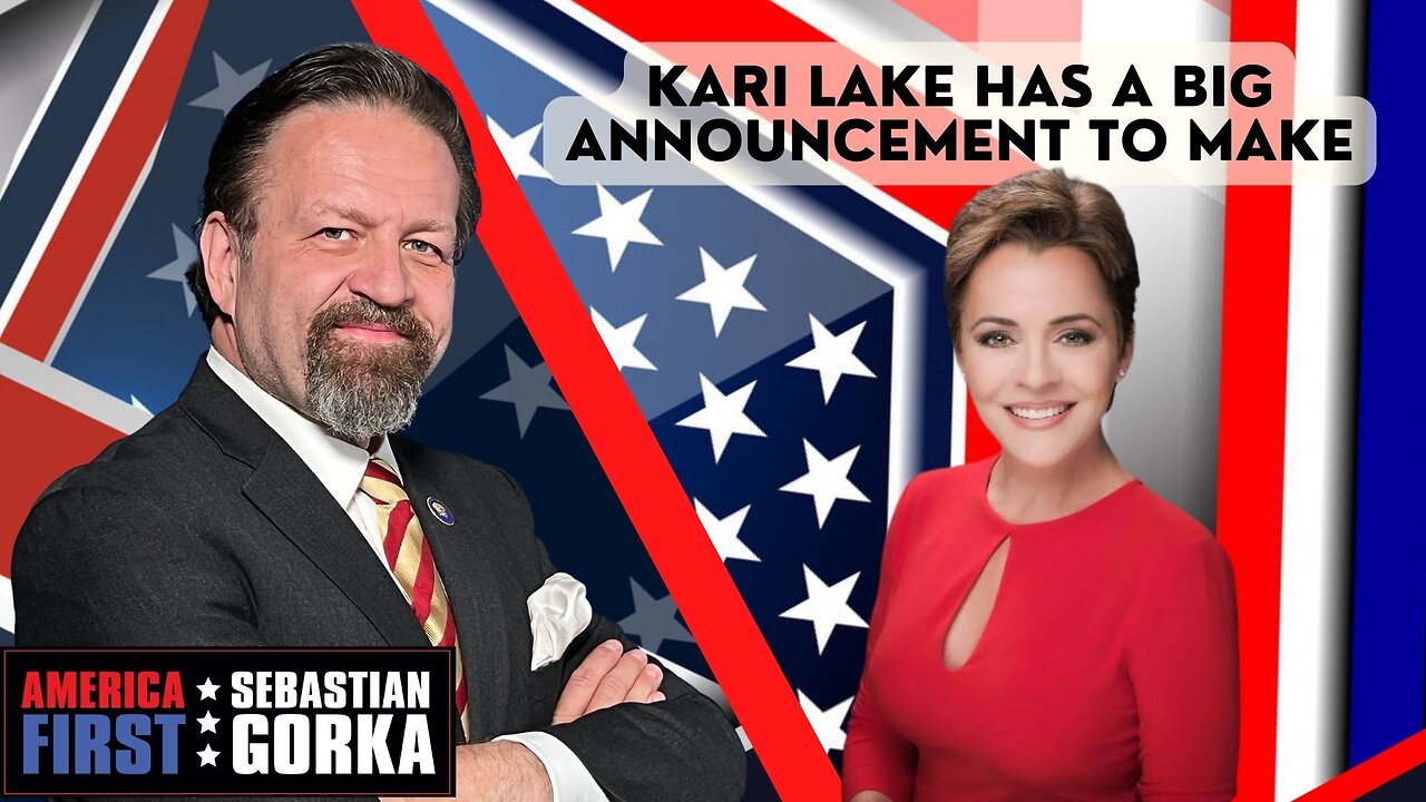 Kari Lake has a big announcement to make! AMERICA First with Sebastian Gorka