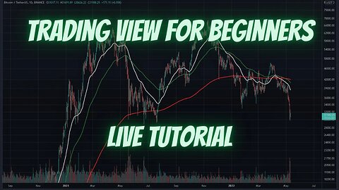 TRADING VIEW FOR BEGINNERS : LIVE TUTORIAL