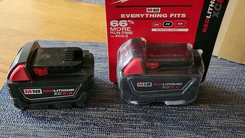 Conterfiet Milwaukee batteries from TikTok