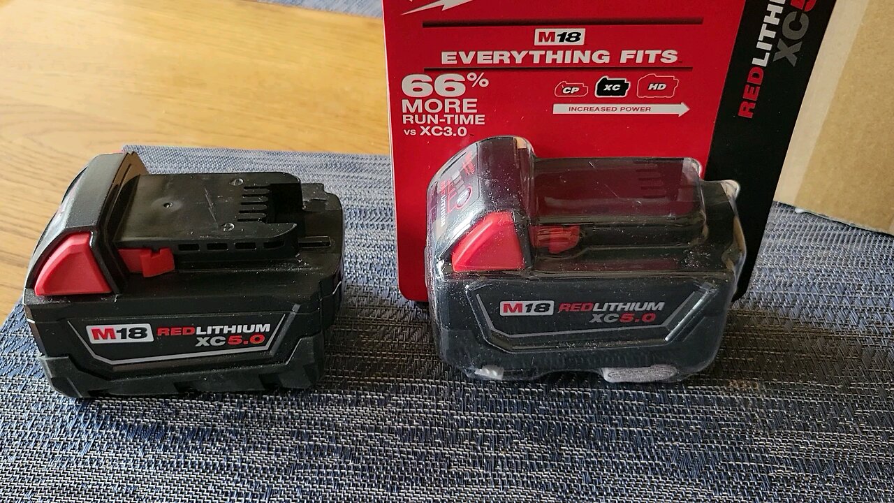 Conterfiet Milwaukee batteries from TikTok