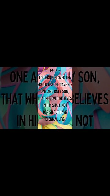 John 3:16 #shorts