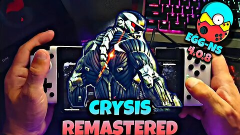 CRYSIS REMASTERED - Game Play no Egg NS emulator Switch Android 4.0.8 - SD888+/8GB