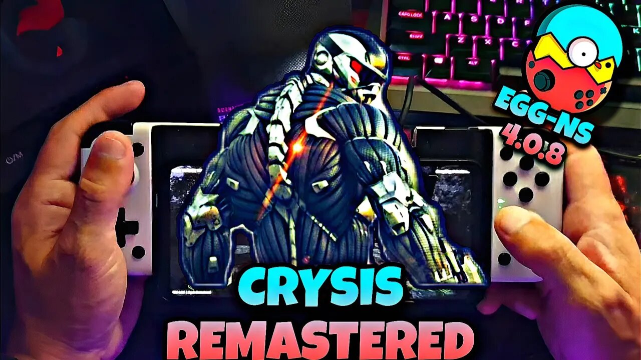 CRYSIS REMASTERED - Game Play no Egg NS emulator Switch Android 4.0.8 - SD888+/8GB