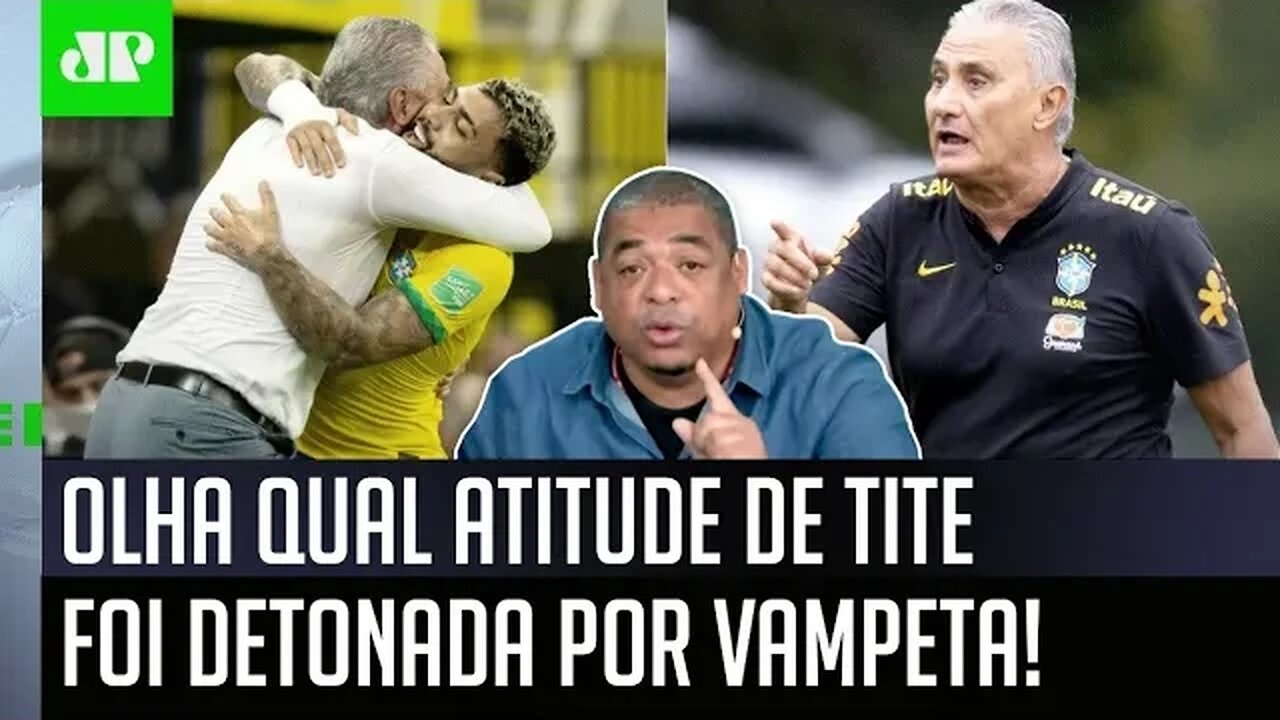 Isso ME DÁ UMA RAIVA, cara! O Tite NÃO... Vampeta DETONA atitude do técnico da Seleção!