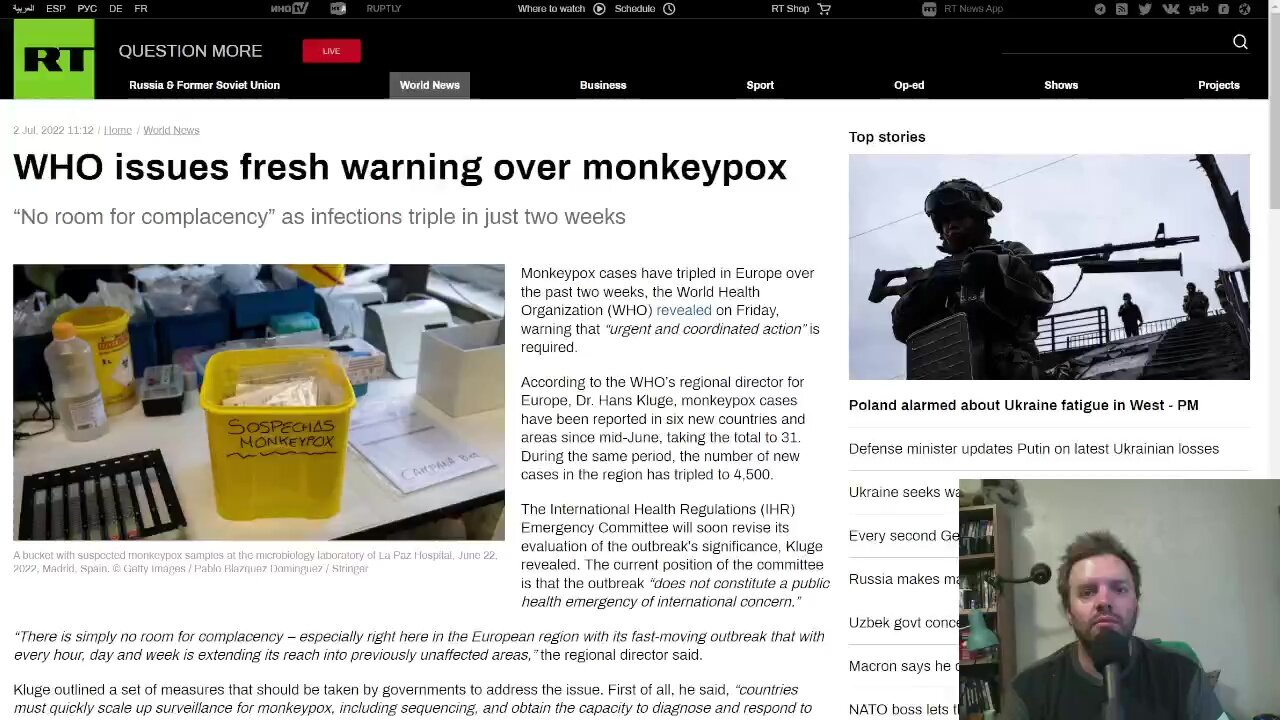 WHO issues fresh warning over monkeypox. But, is this really an emergency or just use precautions?