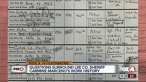 Questions surface surrounding Sheriff Marceno's qualifications
