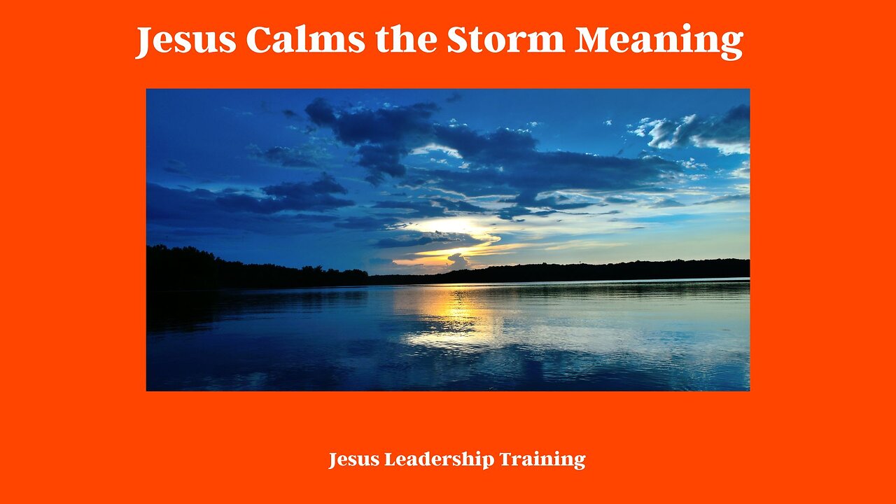 Jesus Calms the Storm Meaning (2023) ✝️ Jesus 🤲 Calms 🌊 the Storm 🕊 Meaning