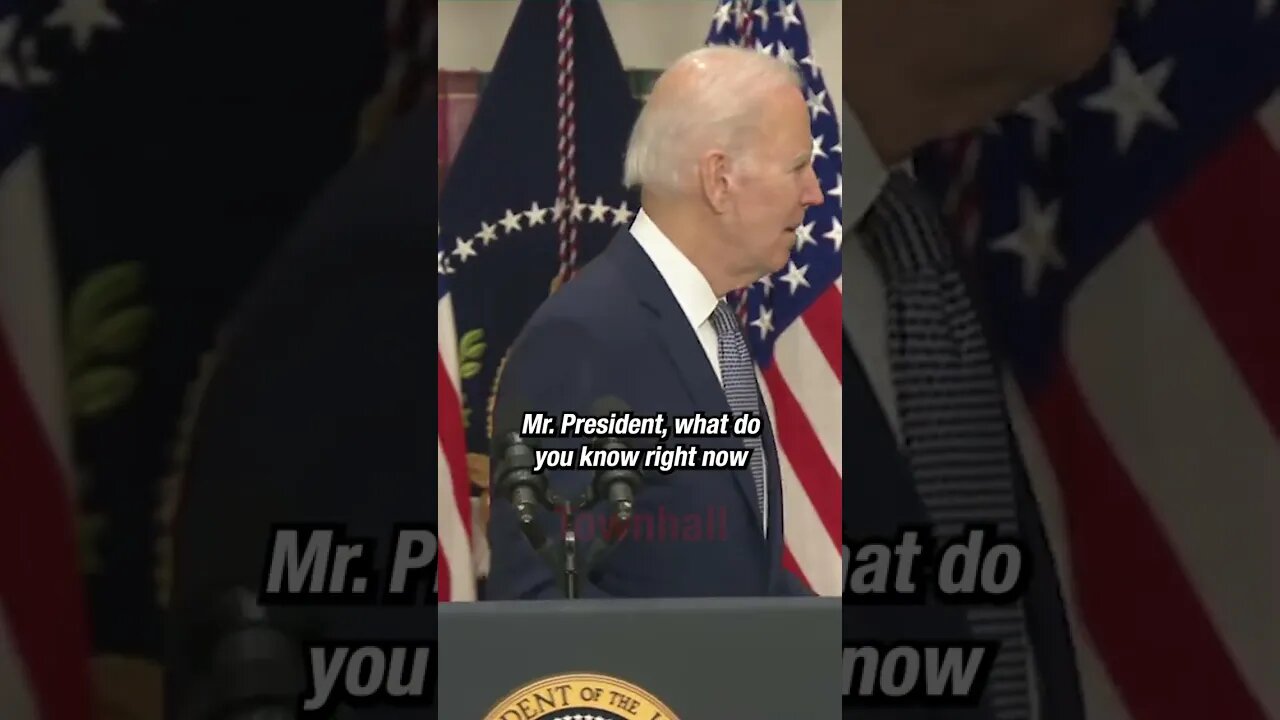 “Do you expect other banks to fail…?” Biden shuts the door on reporters and takes ZERO questions
