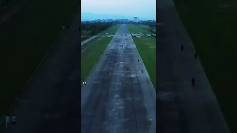 Breaking The Rules: Drone's Forbidden Flight On Airport Runway 😲