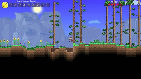 Terraria: First Terraria video!