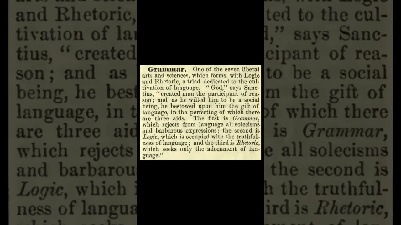 Grammar: Encyclopedia of Freemasonry By Albert G. Mackey