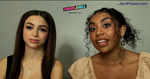 Josie Totah & Alycia Pascual-Pena talk about Dustin Diamond, Saved by the Bell Season 2