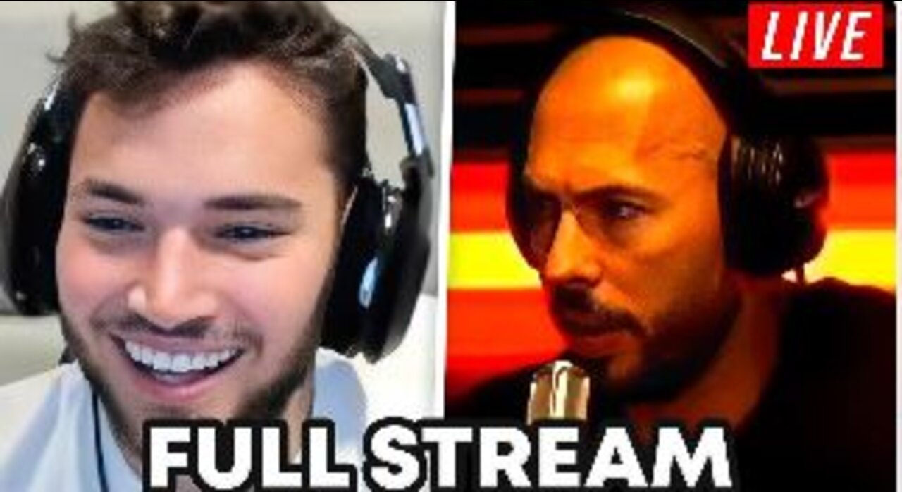 Adin Ross X Andrew Tate Full Stream with Guests!