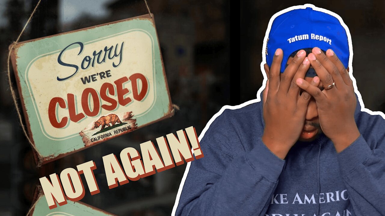 California shuts down restaurants for at least 3 weeks FOR NO GOOD REASON