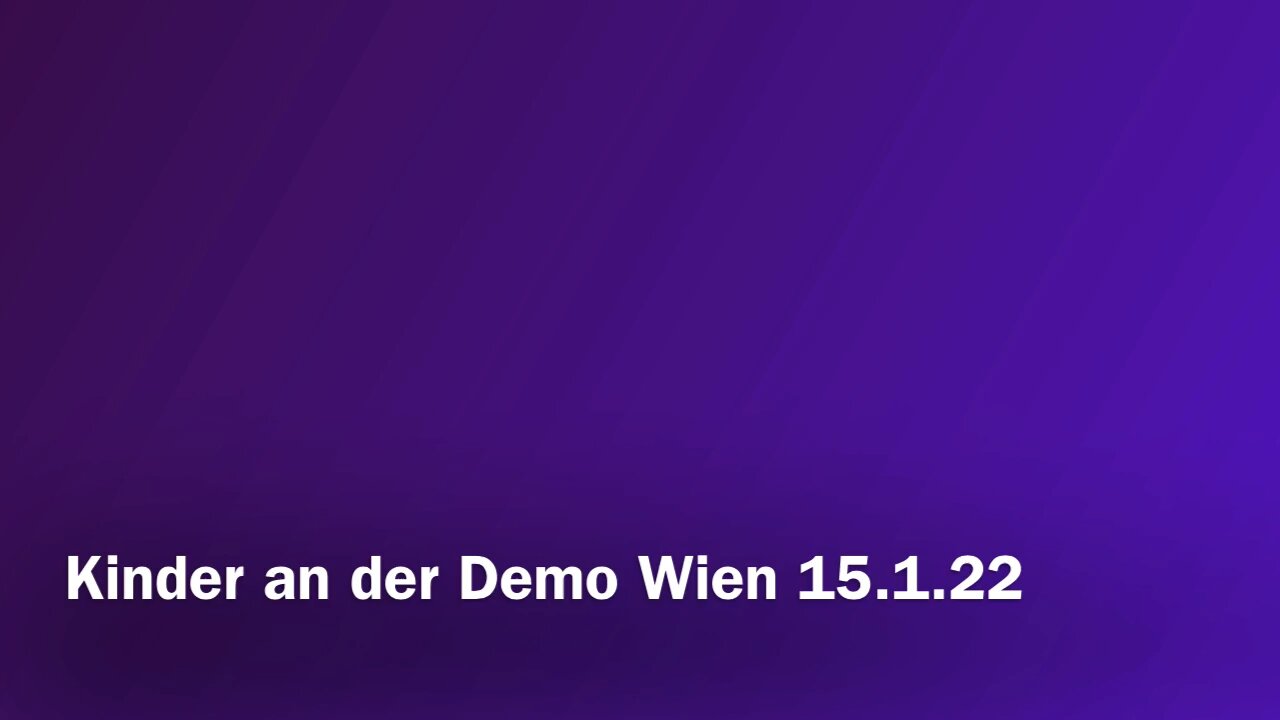 Demo Wien Kinder 15.1.22