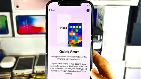 How To Access iPhone Quick Start!