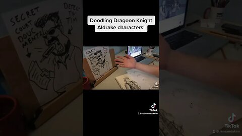 Doodling Dragoon Knight Aldrake Characters