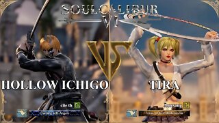 Hollow Ichigo (ciie th) VS Tira (Amesang) (SoulCalibur VI — Xbox Series X Ranked)