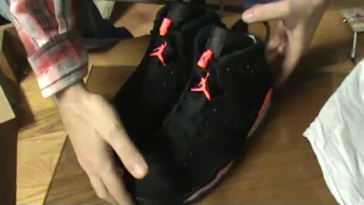 UNBOXING! ONE OF THE BEST J'S! Air Jordan 6 Retro BLACK/INFRARED- 23" FULL REVIEW