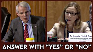 Portman EXPOSES Elizabeth for not setting up a Price Gap