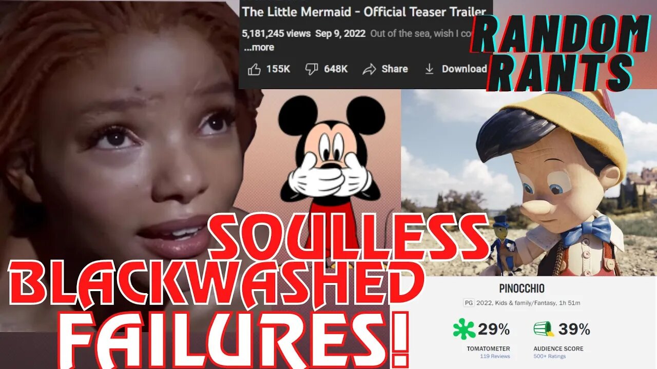 Random Rants: Disney's Cash-Grab Remakes Get DESTROYED By Critics And Fans!