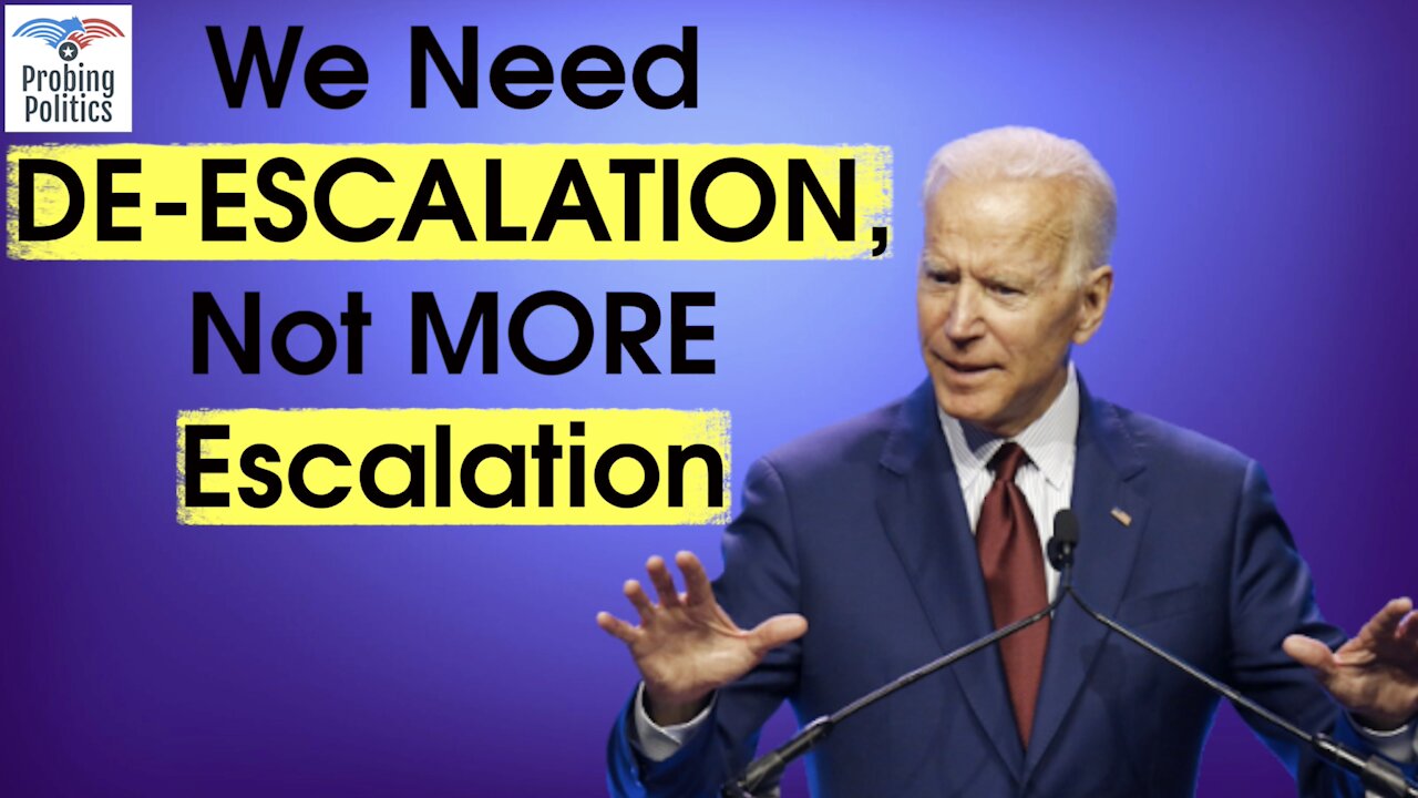 What Comes Next? Hypocrisy Revealed. Why The Best Solution For Everyone Is To DE-ESCALATE