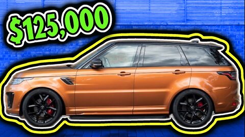 $125,000 Jaguar SVR V8 supercharged