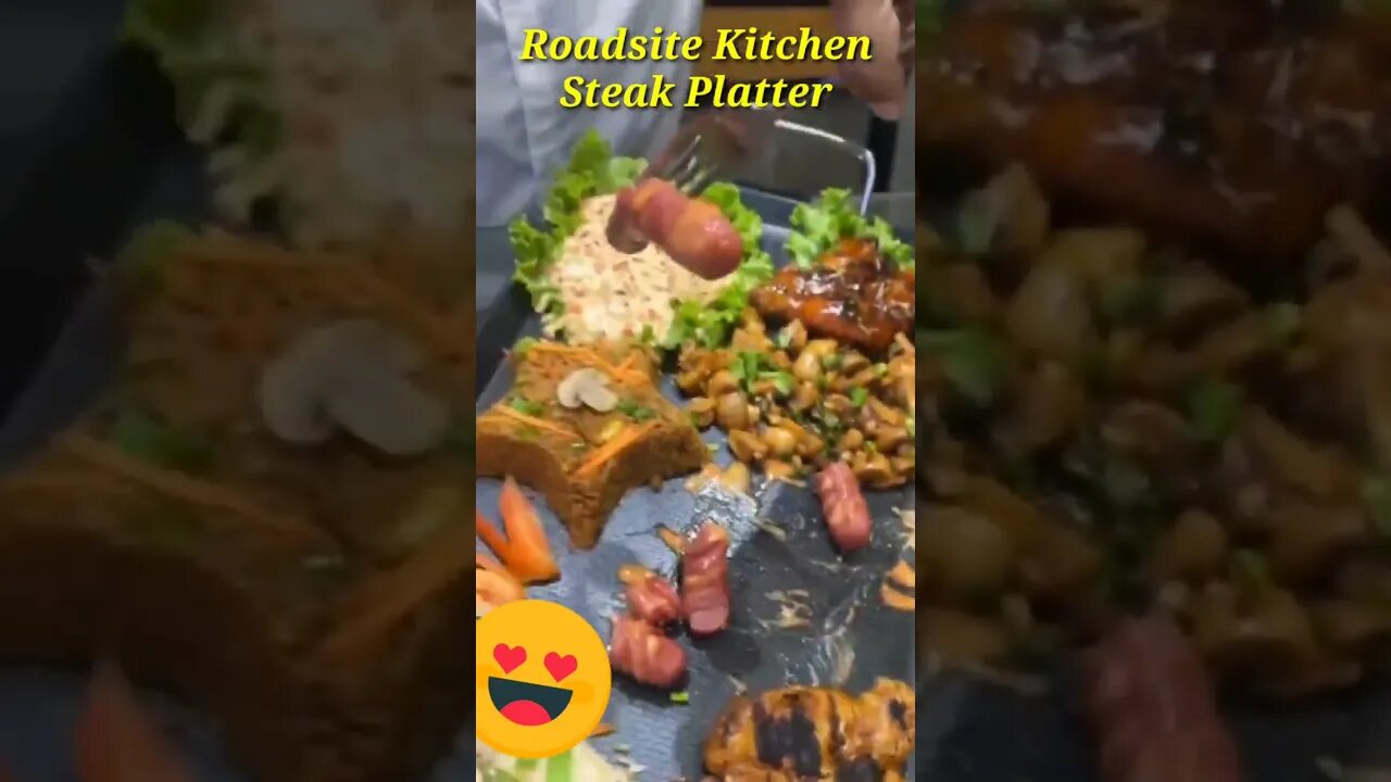 Roadside Kitchen Steak Platter | Best Steak Platter Dhaka #shorts #ytshorts #foodvlog #youtubeshorts