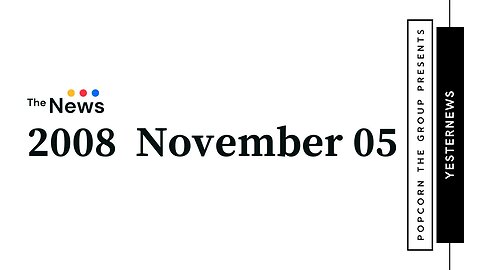 2008.11.05 . 0630pm NBC Nightly News w Brian Williams . Day After Obama Win
