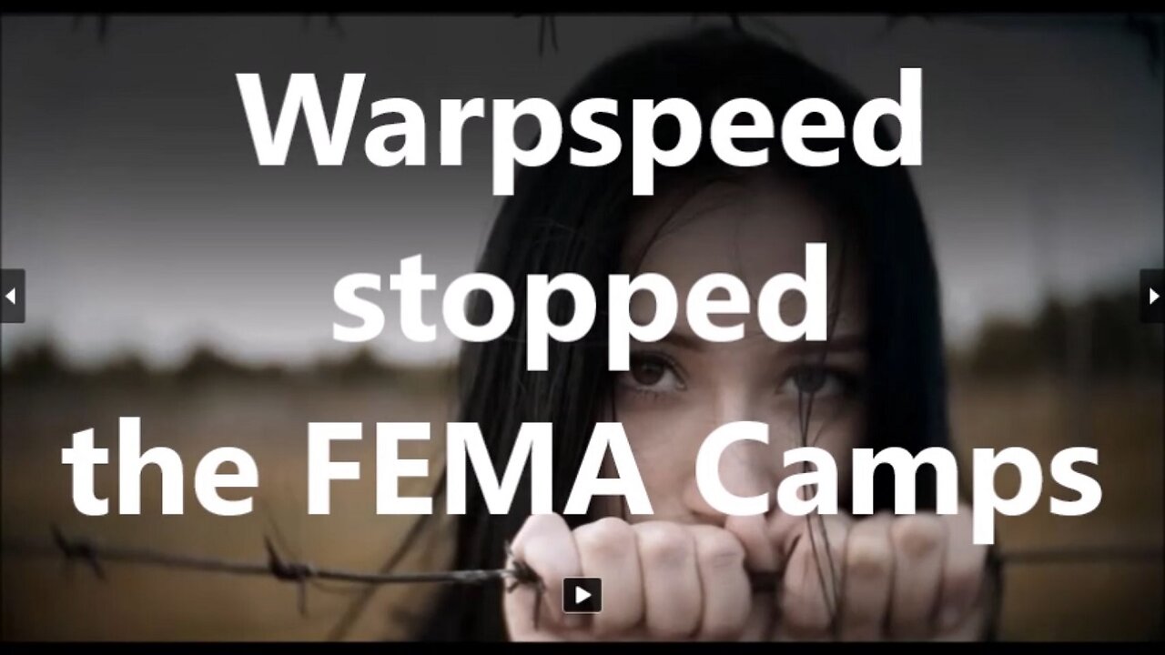 MUST SEE Warpspeed Stopped The FEMA Camps 02-Nov-2024