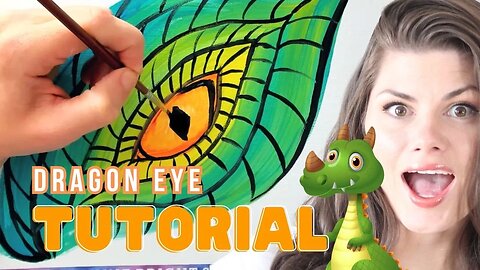 Dragon Eye Painting Tutorial for Beginners