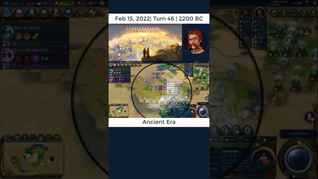 #oneturnadaychallenge #civ6 – Turn 46 - in b4 war #shorts