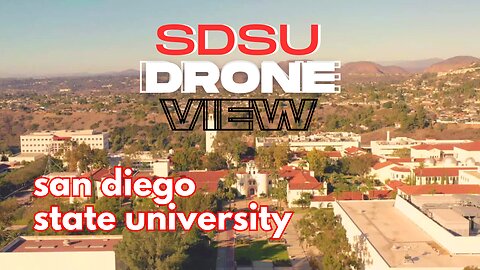 San Diego State University Drone Video | SDSU Aerial Footage Free Clips