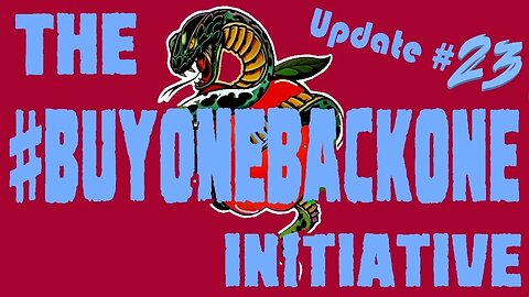 So the Big Guys Want to Help? Here's How! #BuyOneBackOne Update #23