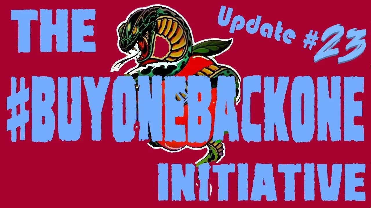 So the Big Guys Want to Help? Here's How! #BuyOneBackOne Update #23