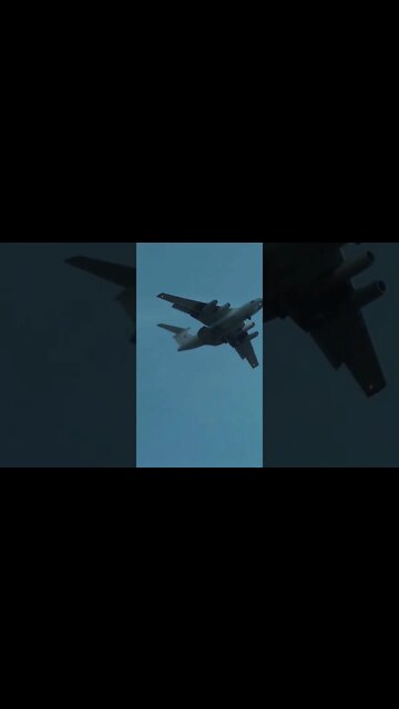 Russian Tracking Aircraft A-50 flying in Belarus