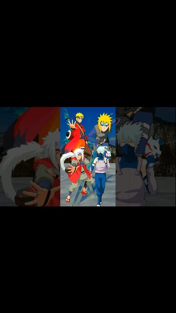 WHO IS STRONGEST?? Naruto, Jiraiya VS Minato, Kakashi.#shorts